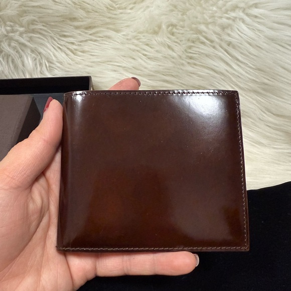 🔥SALE 🔥 Authentic New Dunhill Brown Leather Wallet in Box - Picture 3 of 12